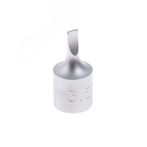 Изображение товара Насадка (бита) торцевая 1/4', Slotted, 3,5х0,6 мм, L = 25 мм (шт)
