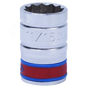 Изображение товара Головка торцевая стандартная двенадцатигранная 1/2', 11/16', дюймовая (шт)