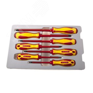 Изображение товара Набор отверток, диэлектрические, 7 предметов (шт)