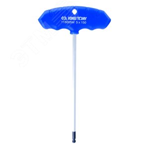 Изображение товара Шестигранник Т-образный 2,5 мм, 90,0x137,0 мм, с шаровым окончанием (шт)