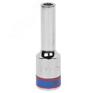 Изображение товара Головка торцевая глубокая двенадцатигранная 1/2', 8 мм (шт)