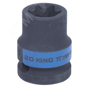 Изображение товара Головка торцевая ударная TORX Е-стандарт 1/2', E20, L = 38 мм (шт)