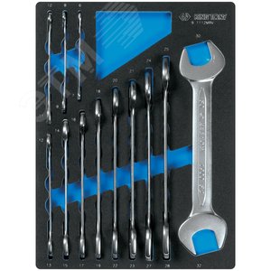 Изображение товара Набор рожковых ключей, ложемент, 12 предметов (шт)