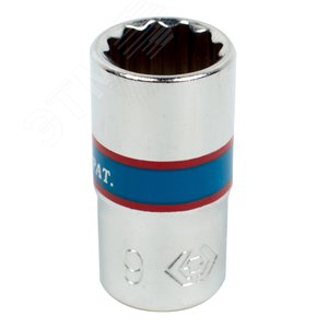 Изображение товара Головка торцевая стандартная двенадцатигранная 1/4', 9 мм (шт)