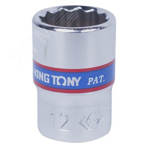 Изображение товара Головка торцевая стандартная двенадцатигранная 1/4', 12 мм (шт)