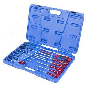 Изображение товара Набор отверток в кейсе, 14 предметов (шт)