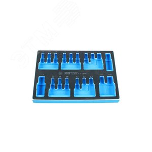 Изображение товара Ложемент для набора торцевых насадок 9-4129PRV, EVA (шт)