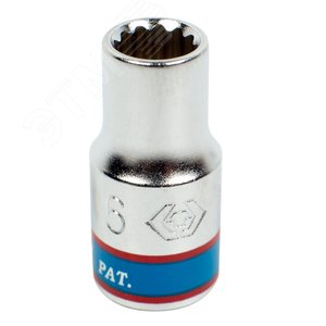 Изображение товара Головка торцевая стандартная двенадцатигранная 1/4', 6 мм (шт)