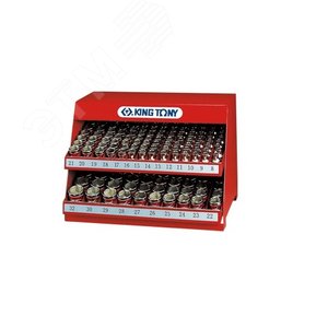 Изображение товара Стенд с торцевыми головками 1/2', 5/16'-1&1/4', серия 4335S, 136 предметов (шт)