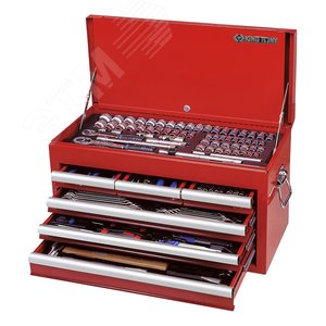 Изображение товара Набор инструментов универсальный, выдвижной ящик, 219 предметов (набор)