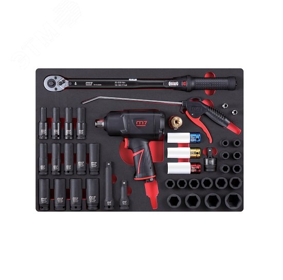 Изображение товара Набор пневмоинструмента MIGHTY SEVEN NC-4255QA 41 предмет