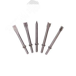 Изображение товара Комплект сменных зубил 175 мм с шестигранным хвостовиком 5 шт (шт)