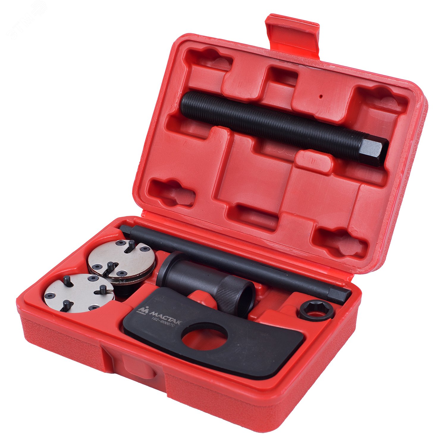 Изображение товара Приспособление для утапливания поршня тормозного цилиндра кейс 7 предметов