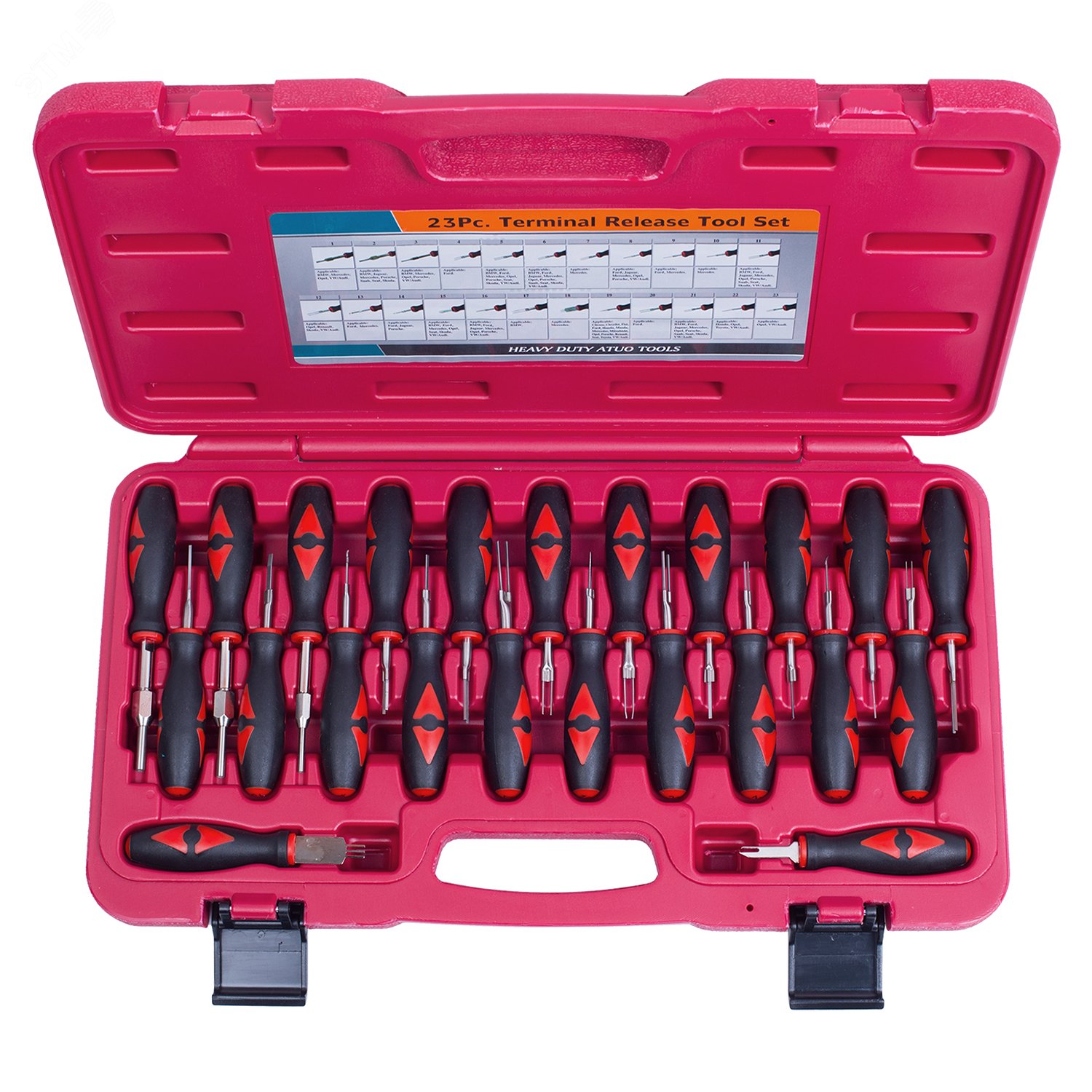 Изображение товара Набор для демонтажа клемм электропроводки кейс 23 предмета (шт)