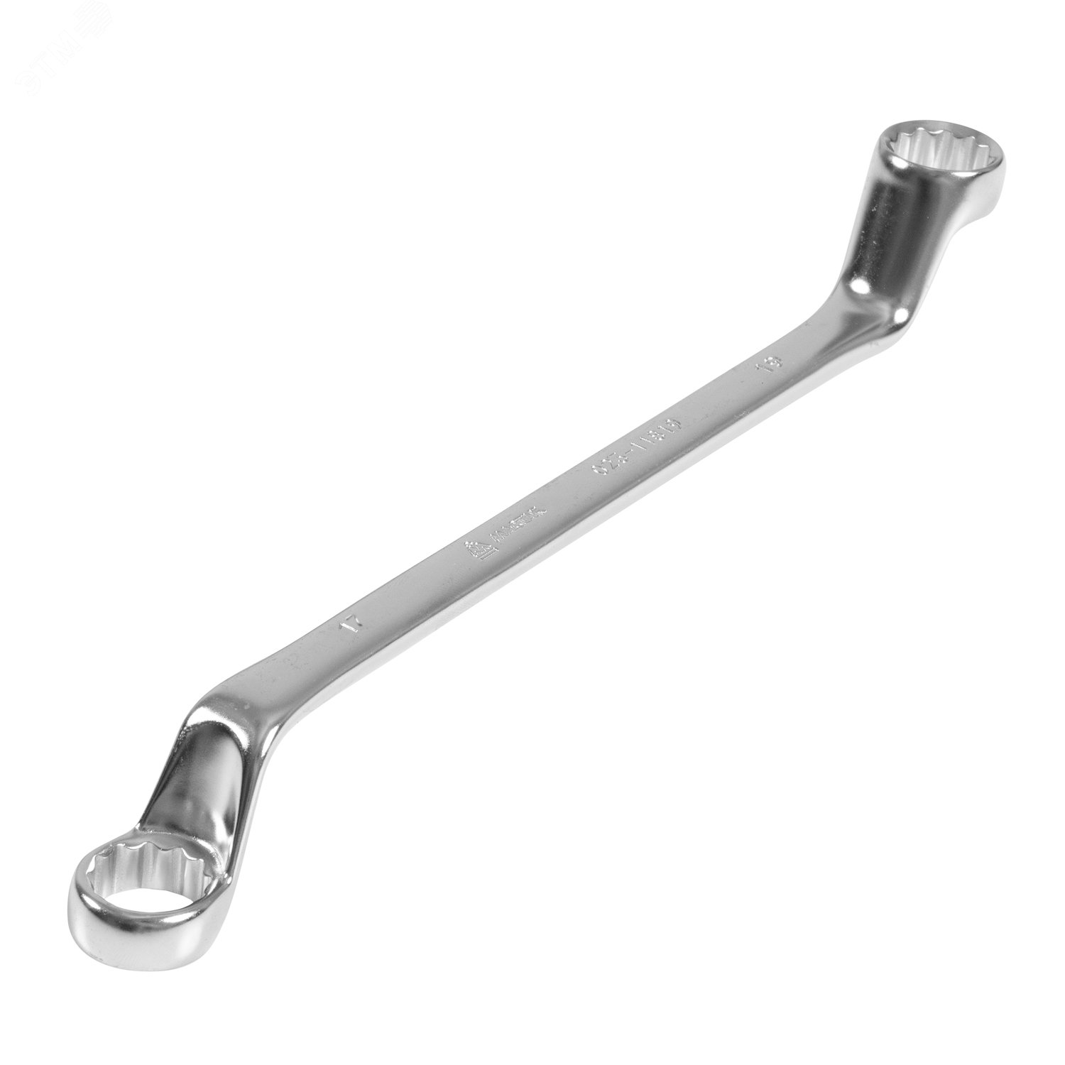 Изображение товара Ключ накидной 17x19 мм Мастак из инструментальной стали