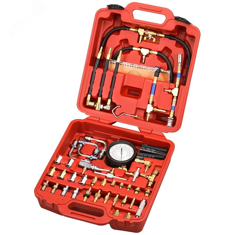 Изображение товара Набор для тестирования топливных систем 46 предметов кейс Мастак