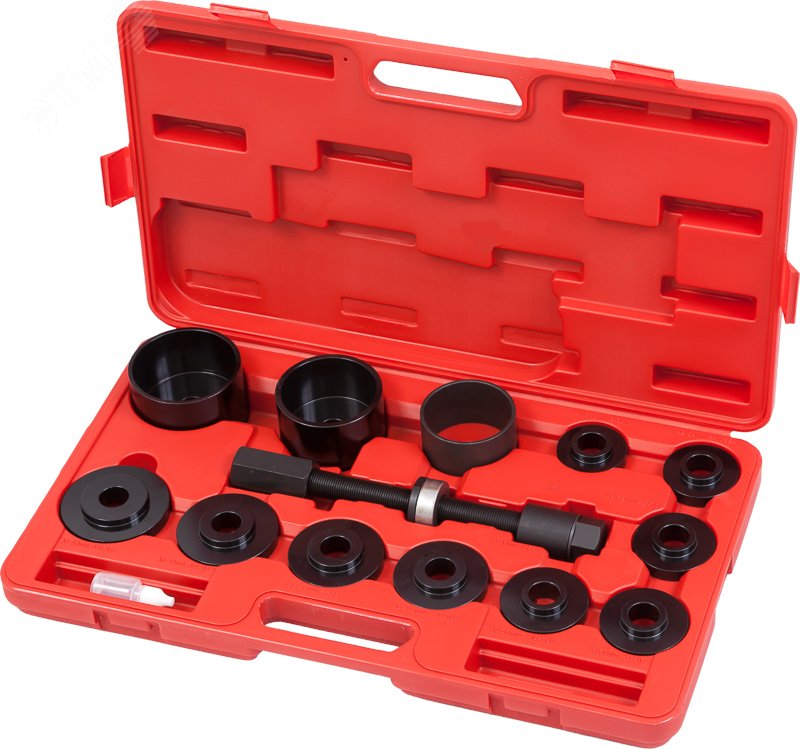 Изображение товара Набор оправок для монтажа и демонтажа подшипников 14 шт инструмент Мастак