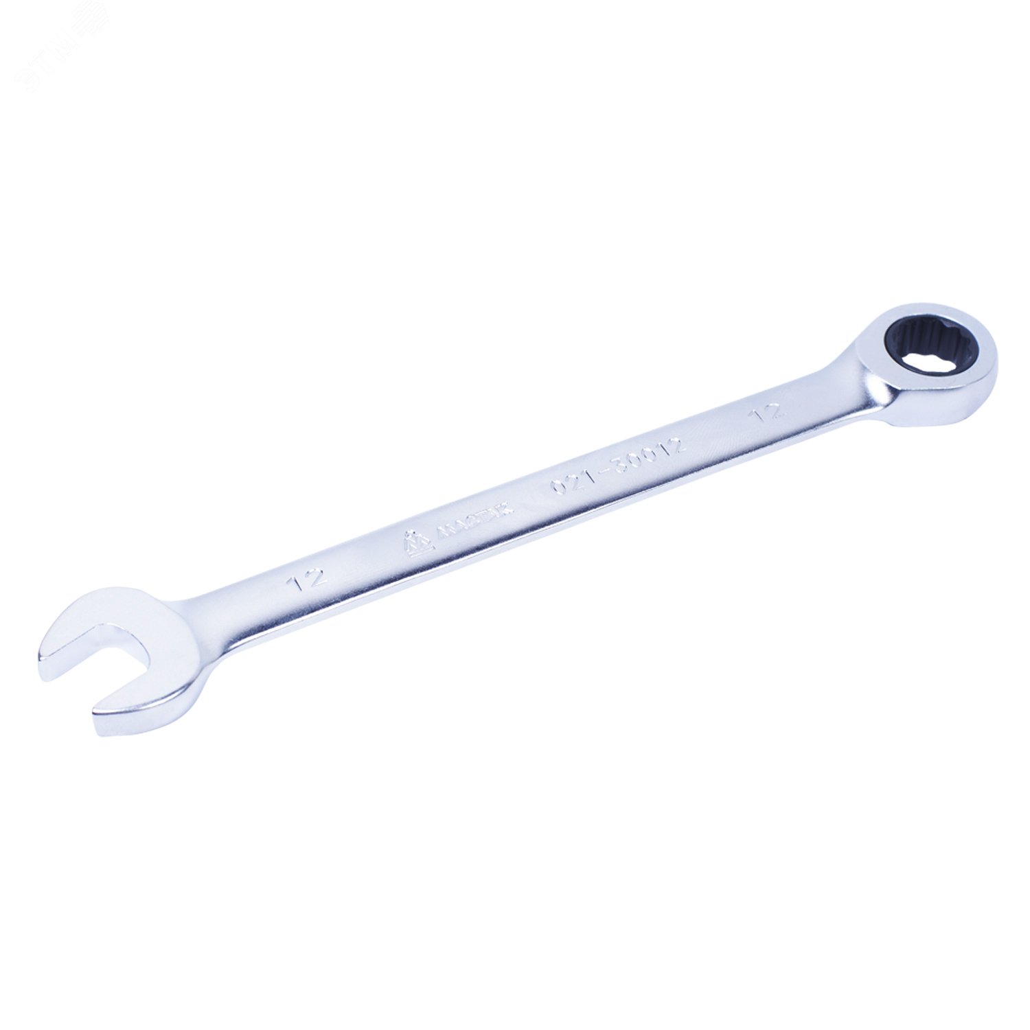 Изображение товара Ключ комбинированный с трещоткой 12 мм со специальным изгибом для ограниченного доступа