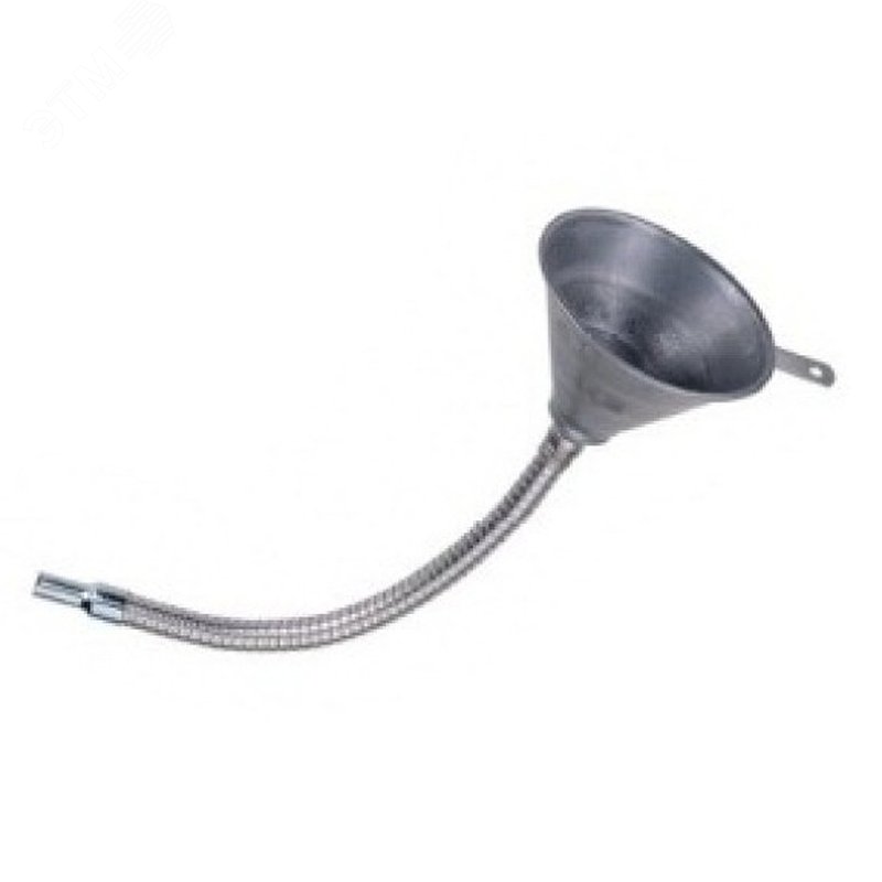 Изображение товара Воронка металлическая с гибким сливом для жидкостей и масел