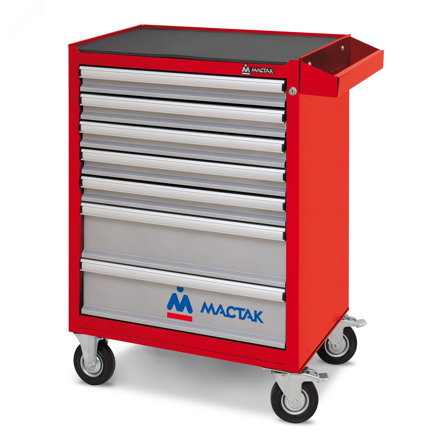 Изображение товара Инструментальная тележка серии ОПТИМА 7 полок красная