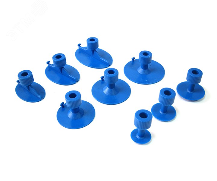 Изображение товара Набор насадок для минилифтера 9 предметов ремонт вмятин кузова авто