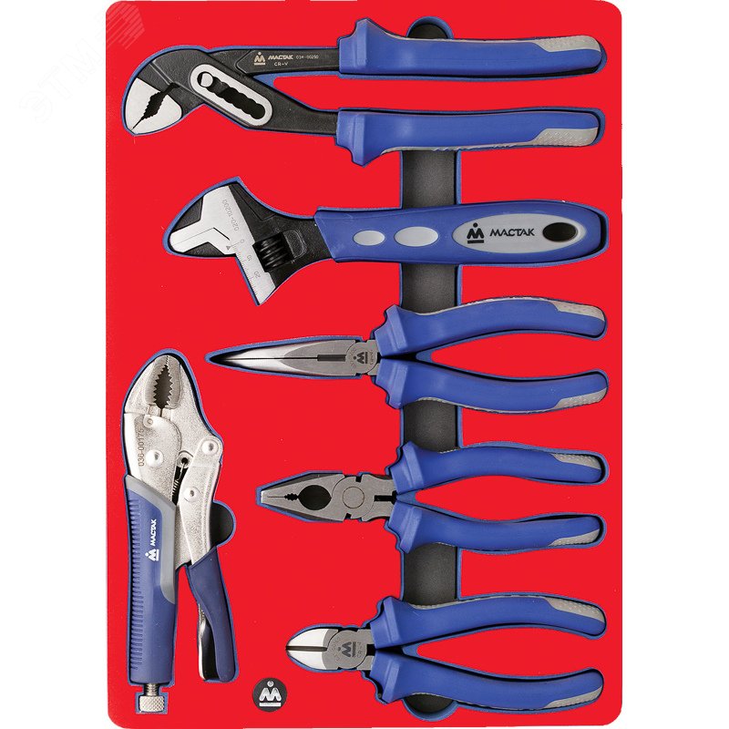 Изображение товара Набор пассатижей и бокорезов Мастак 5-3006 в ложементе