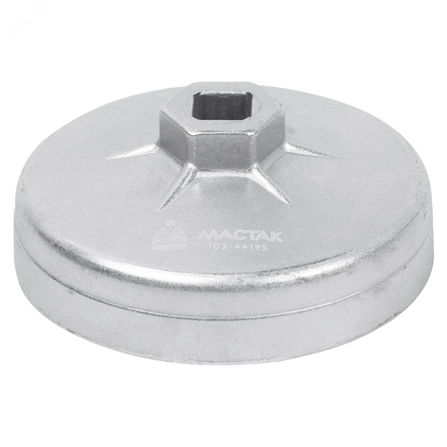 Изображение товара Съемник масляных фильтров 95 мм 15-гранная торцевая головка Мастак