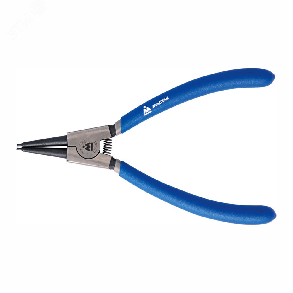 Изображение товара Съемник для стопорных колец 180 мм с прямыми губками Мастак