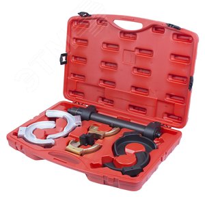 Изображение товара Стяжка амортизаторных пружин кованые U-образные держатели кейс 8 предметов (шт)