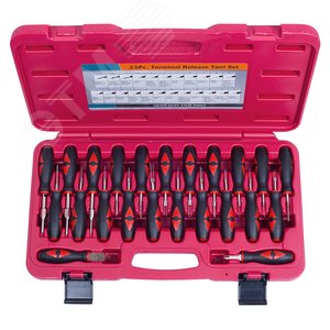 Изображение товара Набор для демонтажа клемм электропроводки кейс 23 предмета (шт)