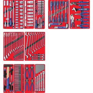 Изображение товара Набор инструментов 'МАСТЕР' для тележки 11 ложементов 205 предметов (шт)