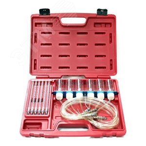 Изображение товара Набор для тестирования дизельных форсунок Common Rail кейс 12 предметов (шт)