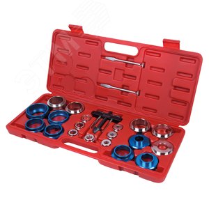 Изображение товара Набор оправок для монтажа и демонтажа сальников 27-58 мм кейс 22 предмета (шт)