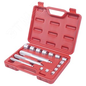 Изображение товара Набор оправок алюминиевых для подшипников 10-32 мм кейс 16 предметов (шт)