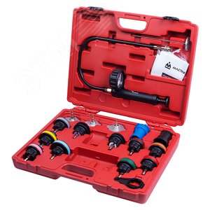 Изображение товара Набор для тестирования герметичности системы охлаждения кейс 18 предметов (шт)