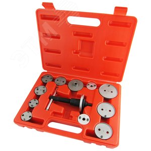 Изображение товара Приспособление для утапливания поршня тормозного цилиндра кейс 13 предметов (шт)