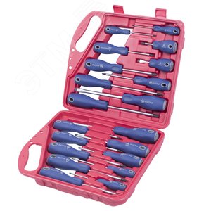 Изображение товара Набор отверток в пластиковом кейсе 20 предметов (шт)