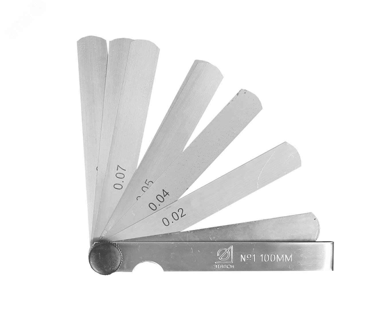 Изображение товара Набор щупов N4 100мм 0.1-1.0 Эталон с калибровкой (шт)