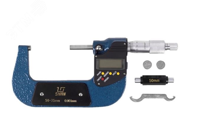 Изображение товара Микрометр МКЦ- 75 0.001 электронного (госреестр № 66442-17) с поверкой (шт)