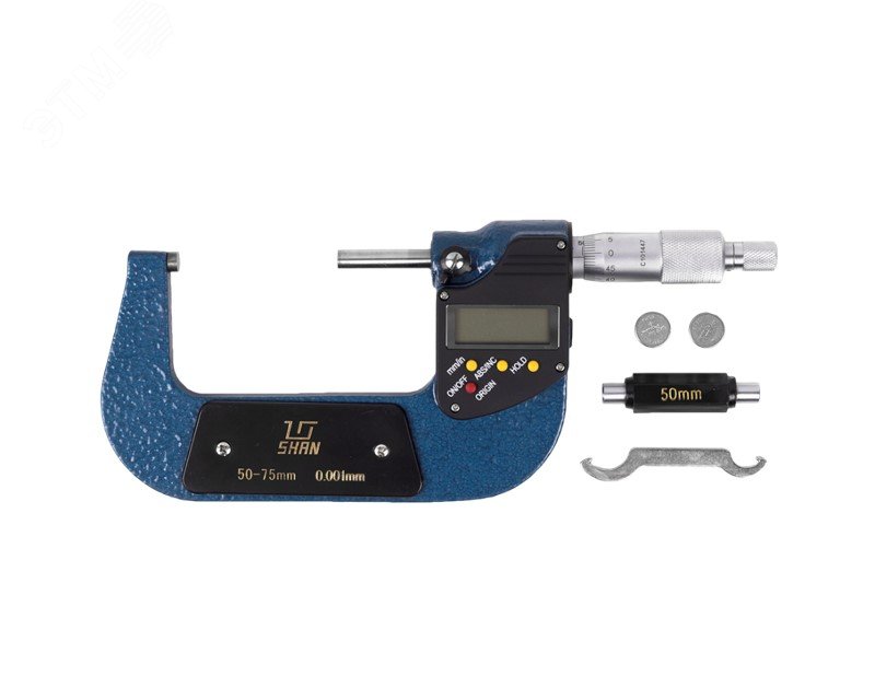 Изображение товара Микрометр МКЦ- 25 0.001 электронного (госреестр № 66442-17) с поверкой (шт)