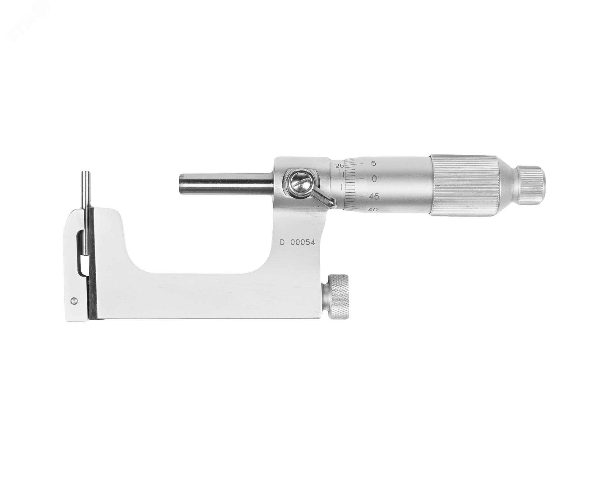 Изображение товара Микрометр МКУ-50 0, 01 с плоской пяткой SHAN - точный измерительный инструмент для промышленности