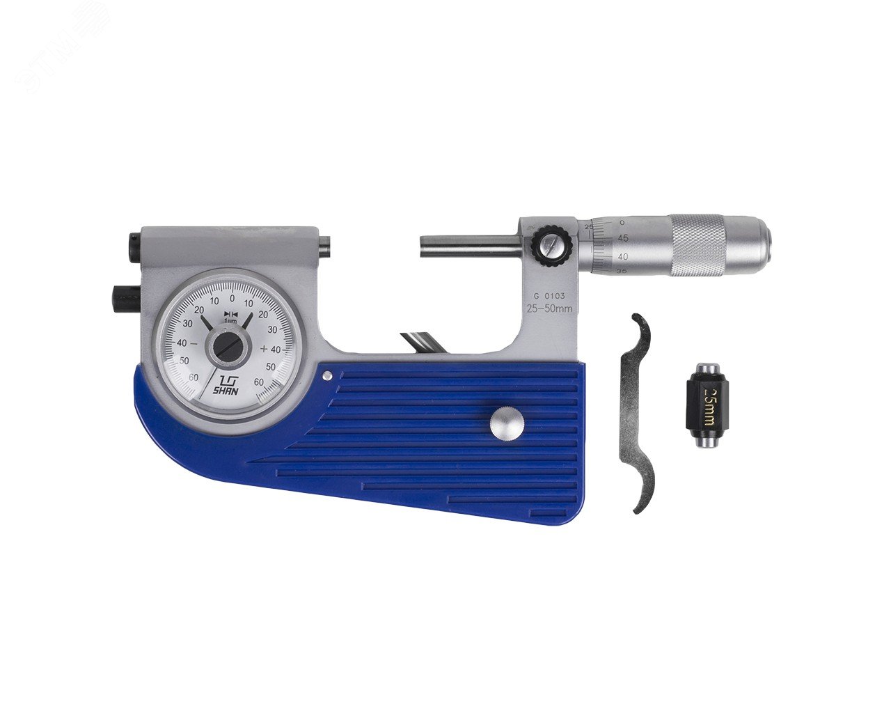 Изображение товара Микрометр рычажный МР - 50-0.001 (шт)