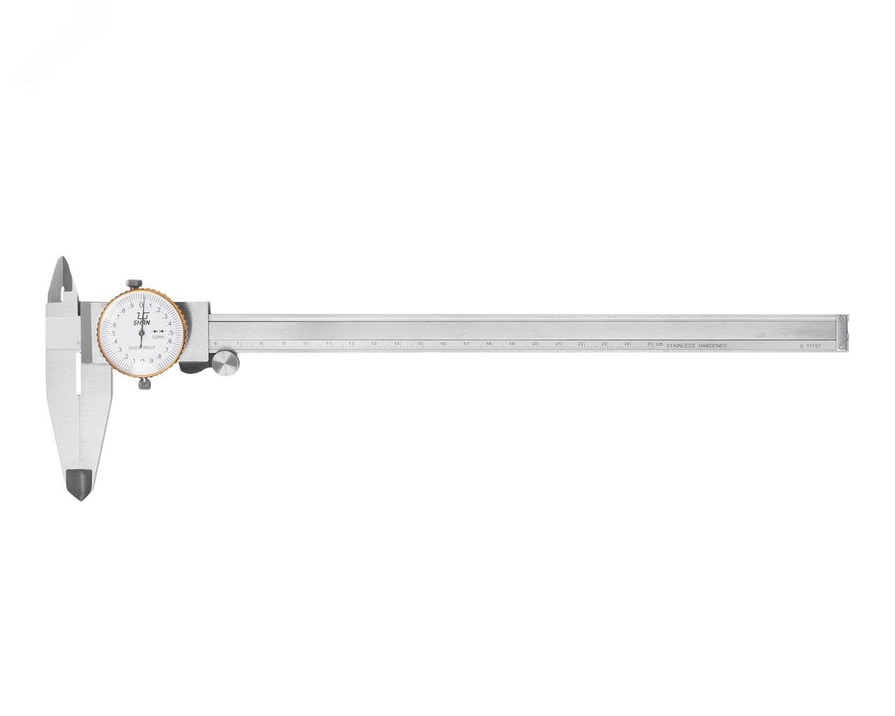 Изображение товара Штангенциркуль ШЦК-1-250 0.02 губ.50мм с поверкой (шт)