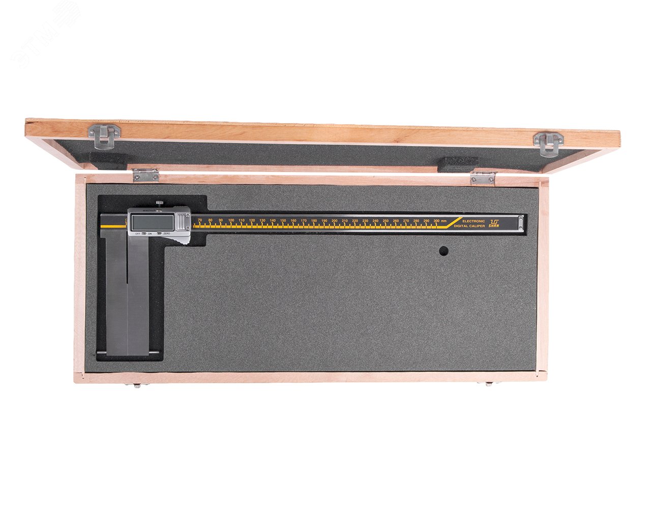 Штангенциркуль электронный для измерения внутренних канавок и пазов ШЦЦСК-4 60-300-0.01 губки 110 мм 136257 SHAN - превью 4