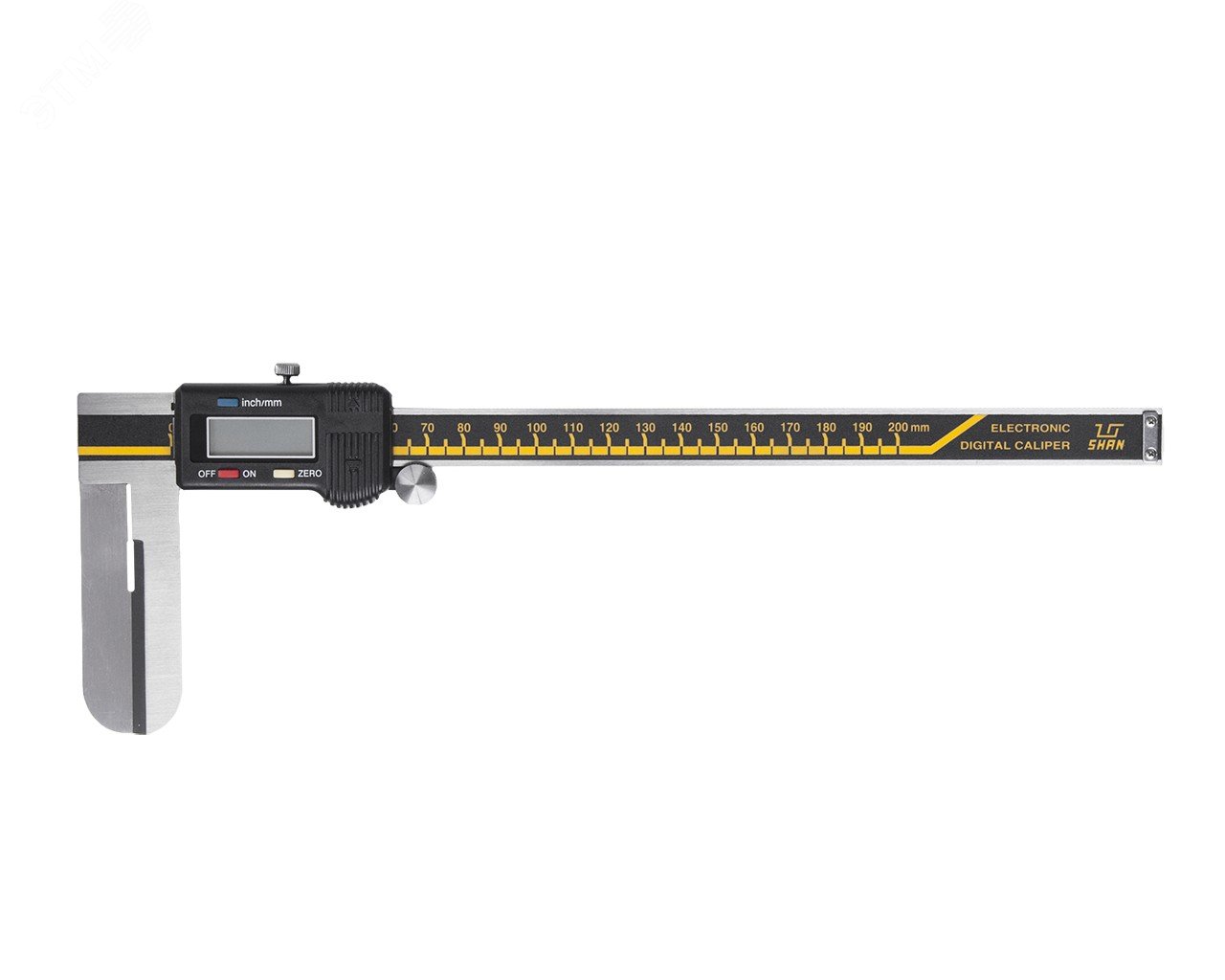 Изображение товара Штангенциркуль электронный для внутренних измерений с удлиненными лезвийными губками ШЦЦСЛ 18-200-0.01 (шт)