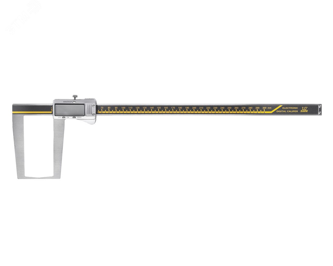 Изображение товара Штангенциркуль электронный для измерения внешних канавок и пазов ШЦЦСК-5 0-300-0.01 губки 90 мм (шт)