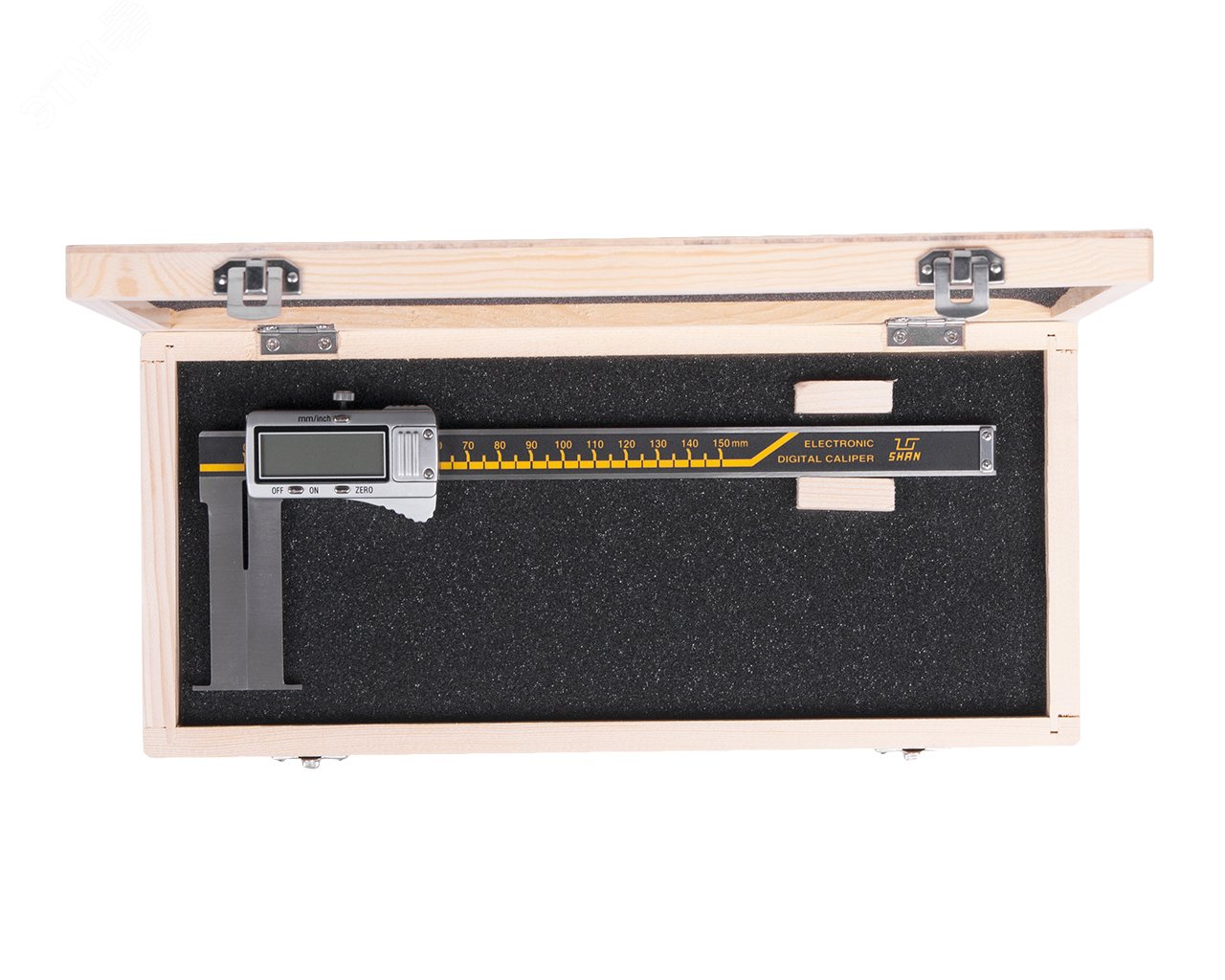 Штангенциркуль электронный для измерения внутренних канавок и пазов ШЦЦСК-1 35-185- 0.01 губки70 мм 136249 SHAN - превью 3