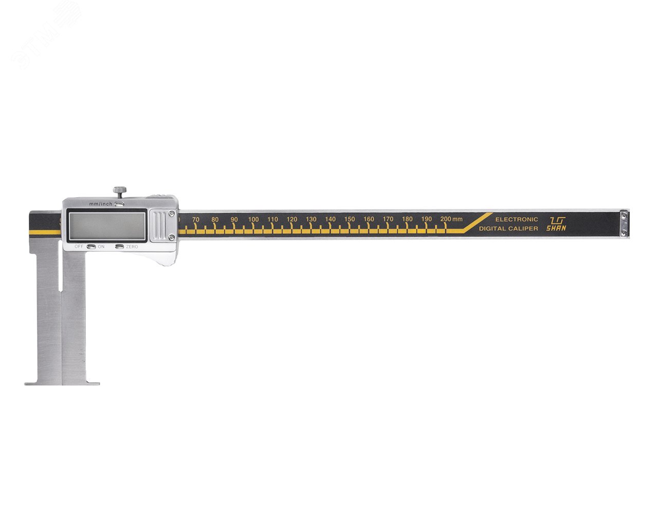 Штангенциркуль электронный для измерения внутренних канавок и пазов ШЦЦСК-1 40-240-0.01 губки 80 мм 136250 SHAN - превью