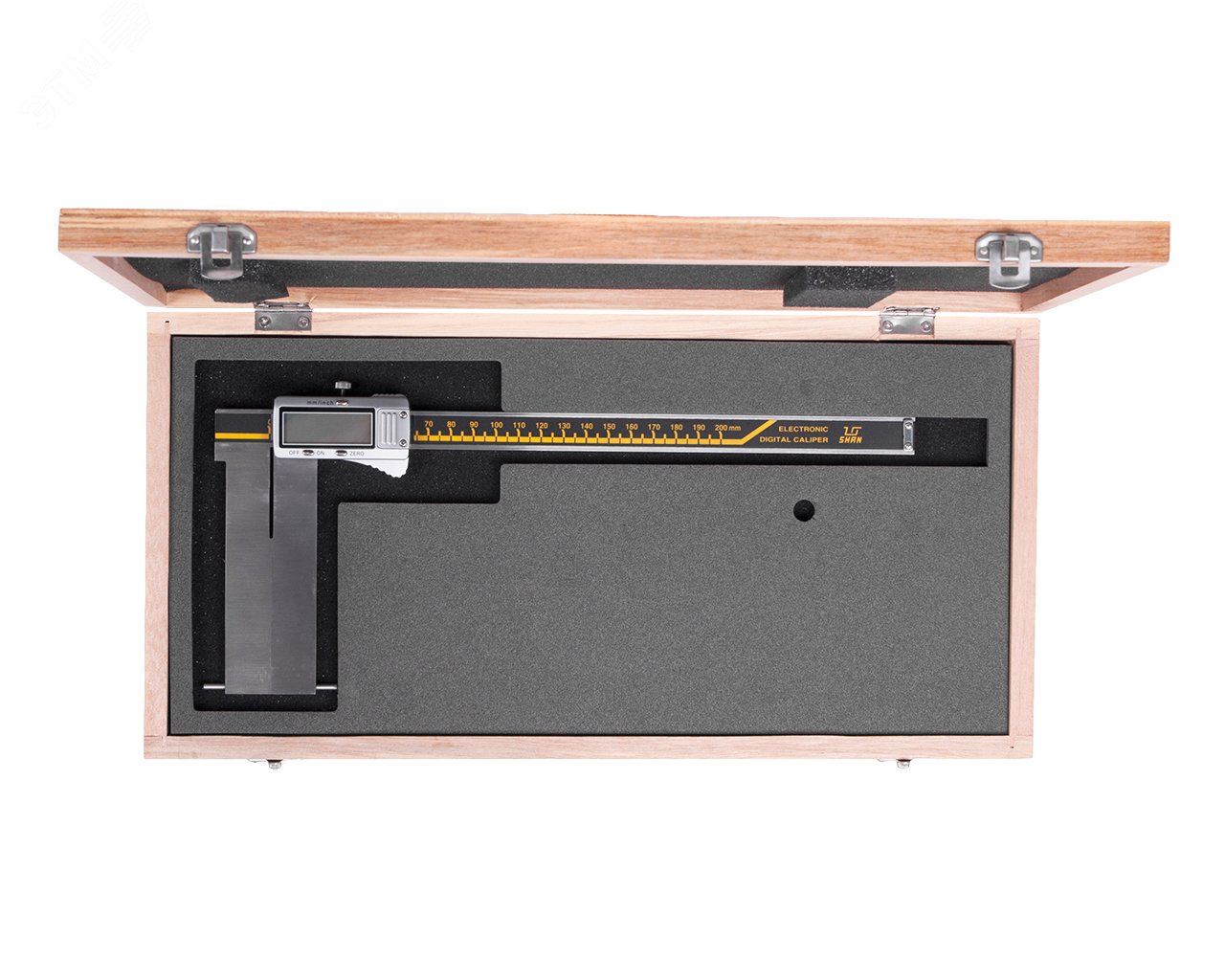 Штангенциркуль электронный для измерения внутренних канавок и пазов ШЦЦСК-4 60-200-0.01 губки 100 мм 136255 SHAN - превью 3