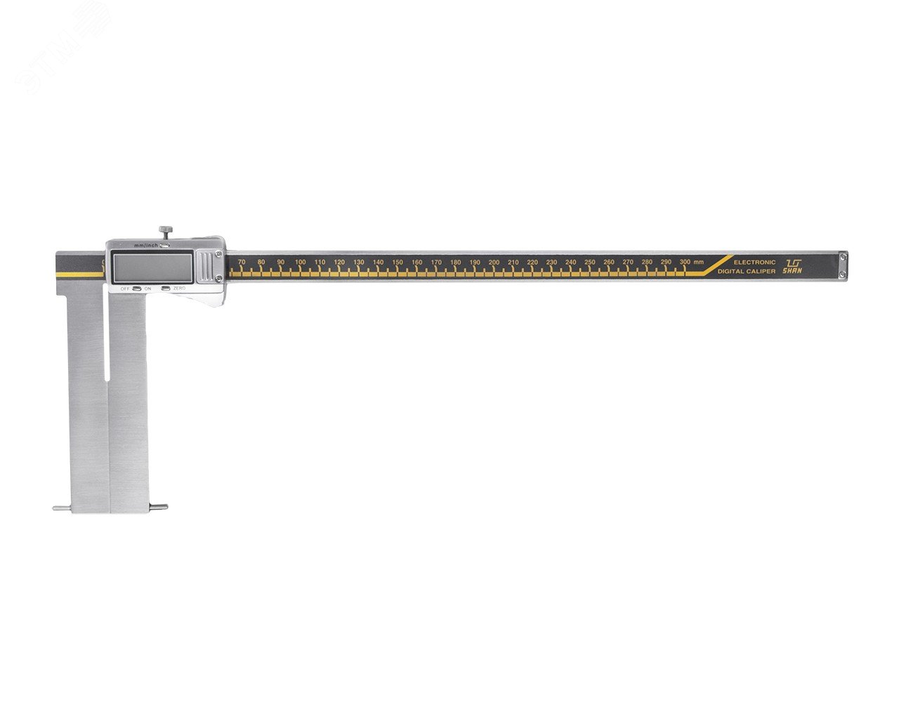 Штангенциркуль электронный для измерения внутренних канавок и пазов ШЦЦСК-4 60-300-0.01 губки 110 мм 136257 SHAN - превью